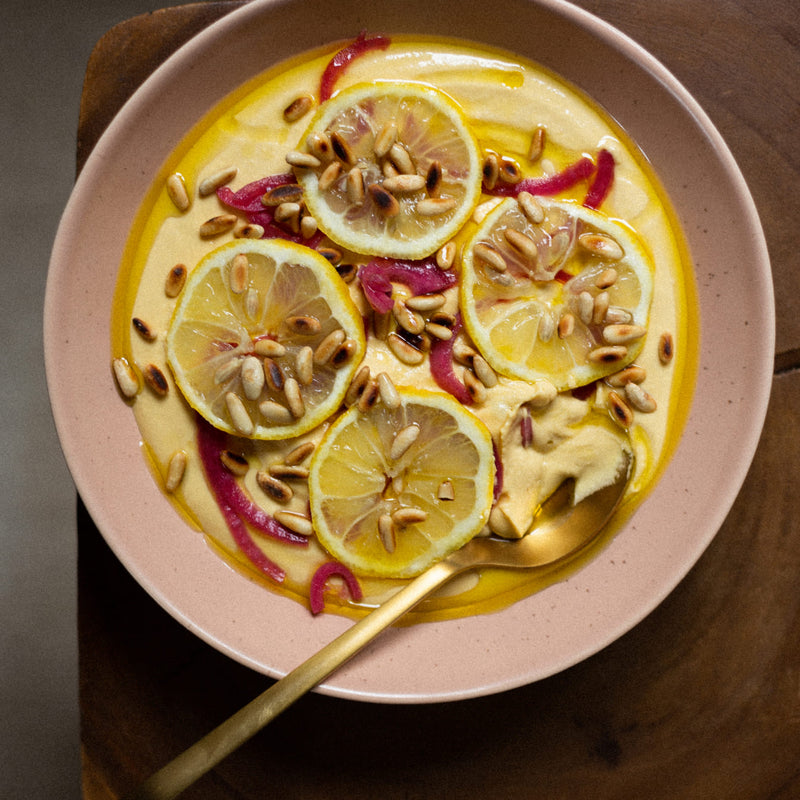 Zitronen Hummus