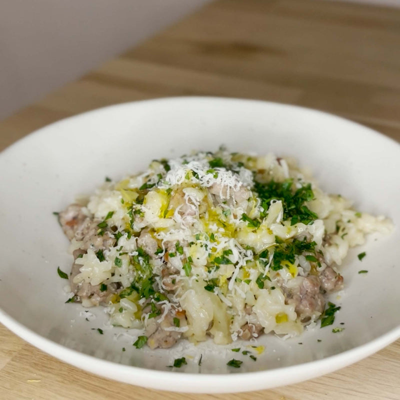 Risotto finocchi & salsiccia